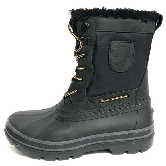 Sperry Mens Ice Bay Tall Boot Black Size 12 M main image 4